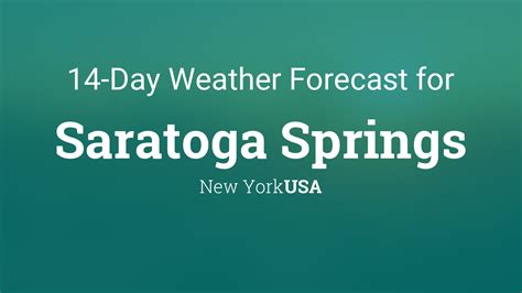 weather tomorrow saratoga|saratoga springs 10 day weather.